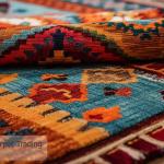 Large hand-woven carpets