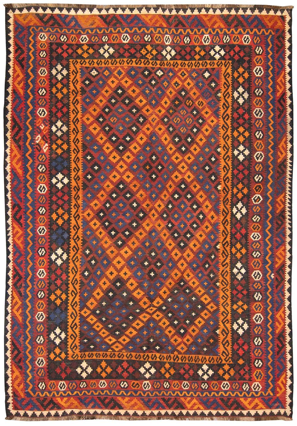 1122-281-Large-Afghan-Kilim-rug-335cm-x-240cm-£750