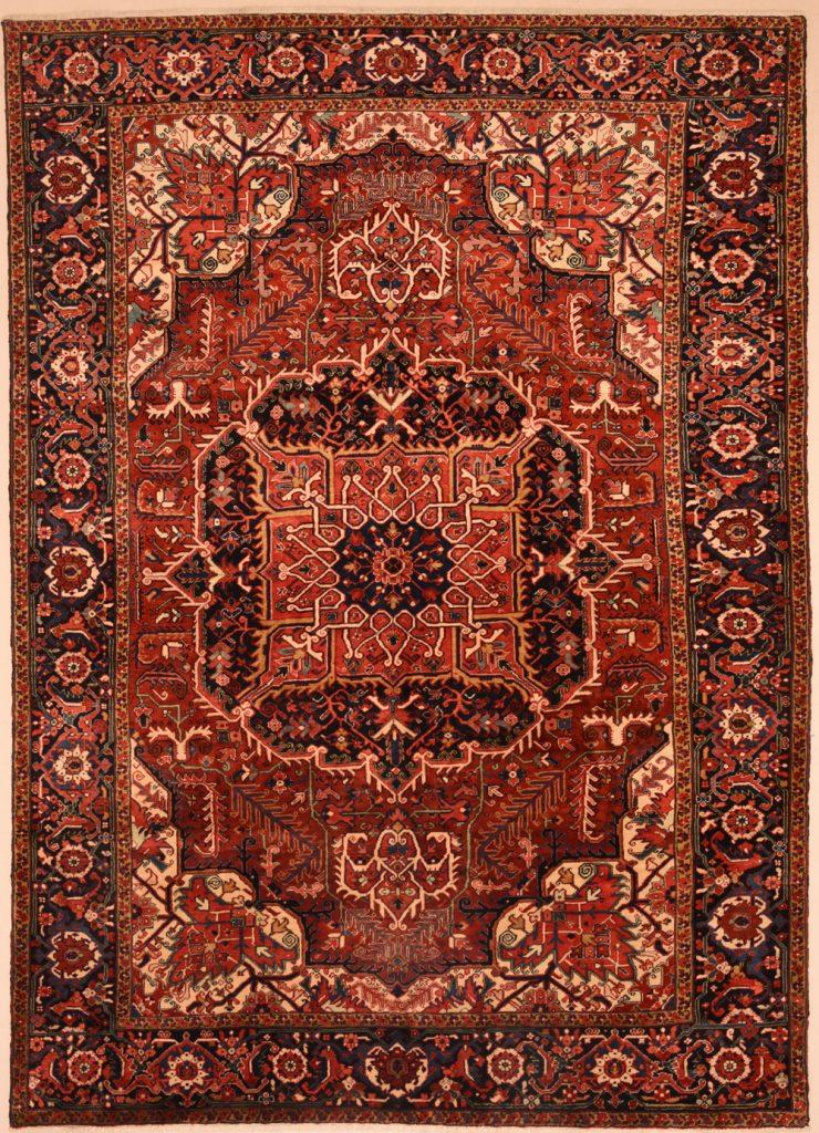 Heris handwoven carpet