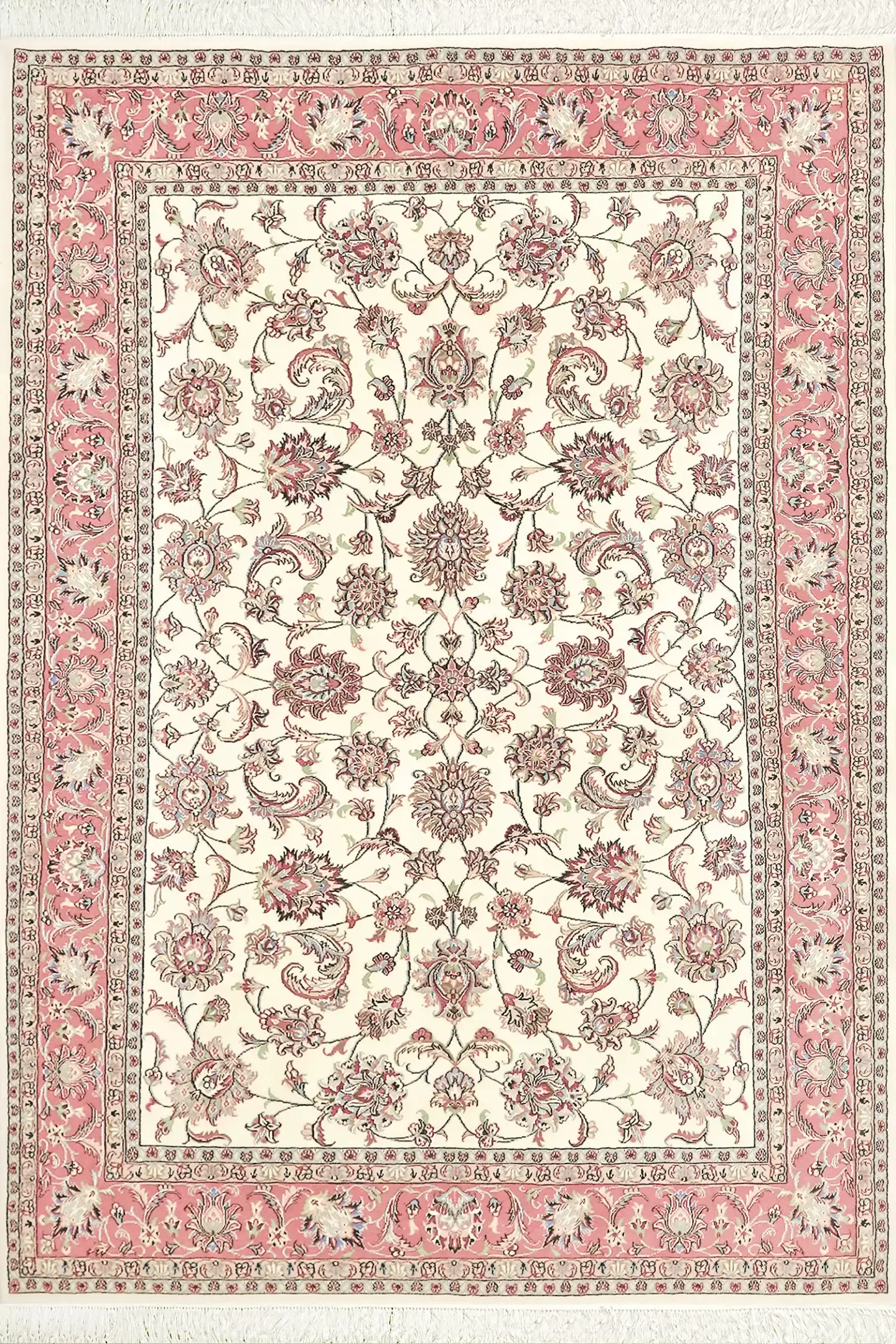 «Afshan» pattern in handwoven carpet