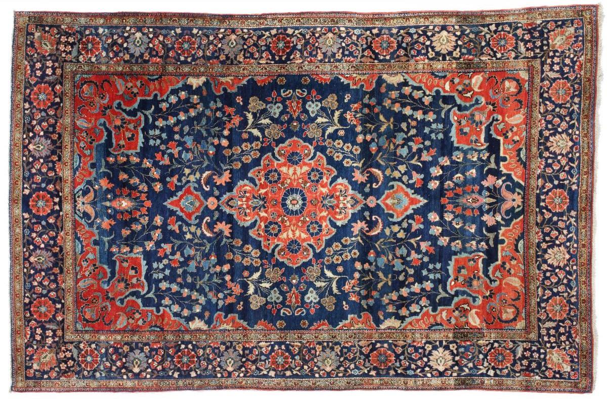 Kashan handwoven carpet